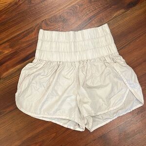white free people shorts